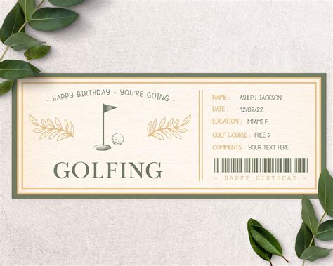 Magic verpet golf tikets